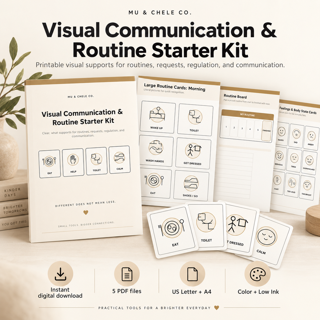 Mu & Chele Visual Communication & Routine Starter Kit