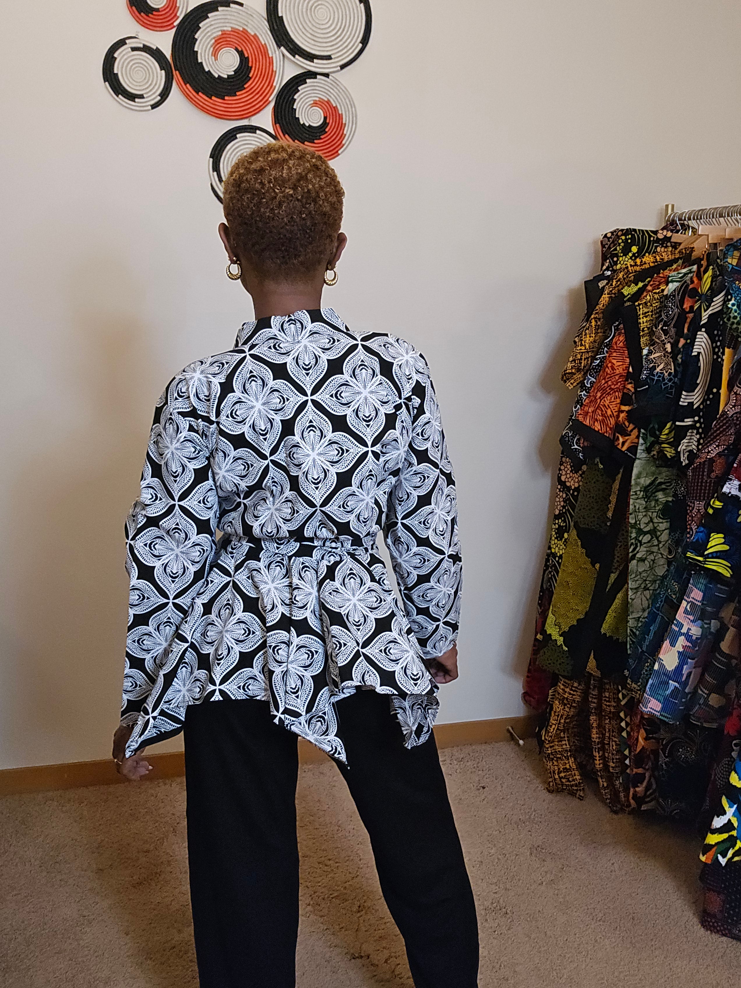 The Asha Wrap Top